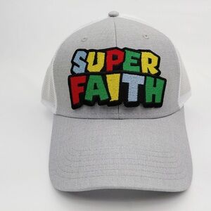 Structured Gray Super Faith Cap
